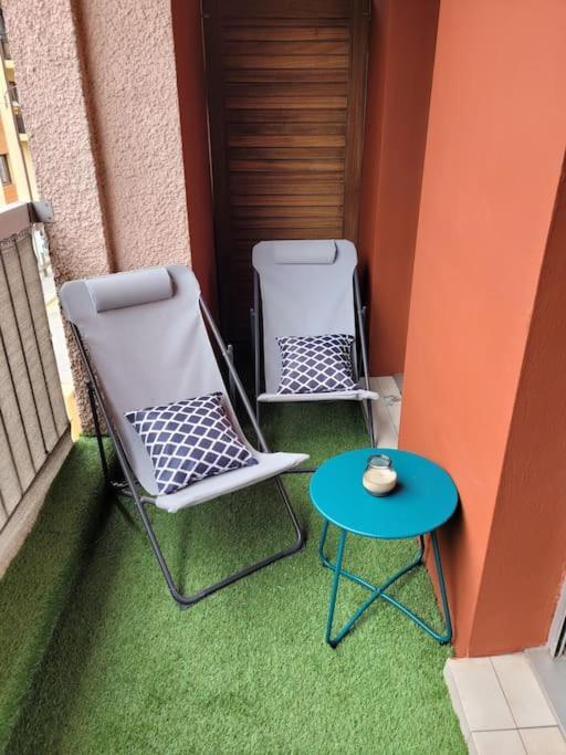 Studio 2 Voyageurs Au Coeur De Ville Sallanches Exterior foto